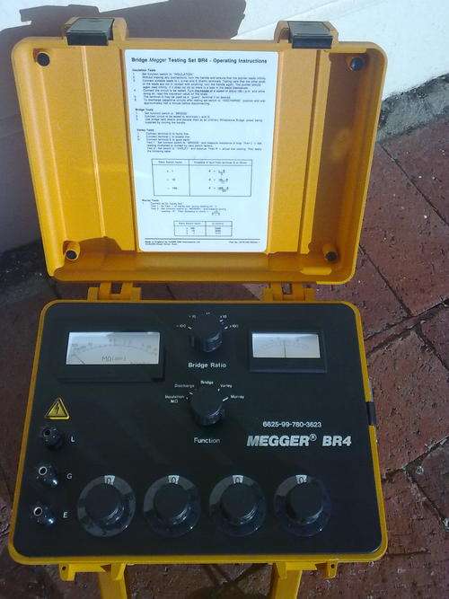 Insulation Testing Megger BR4 Bridge Megger