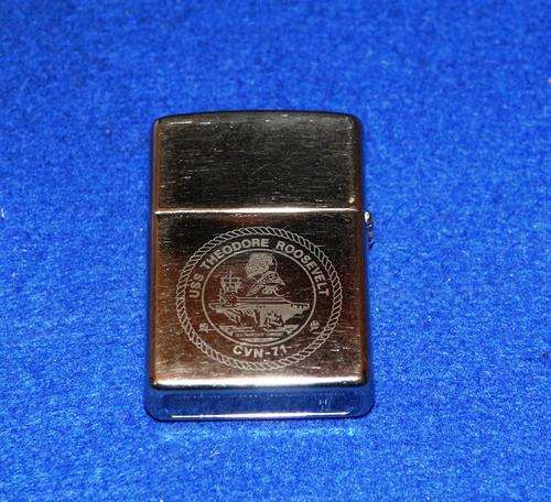 RARE USS THEODORE ROOSEVELT CVN-71 ZIPPO
