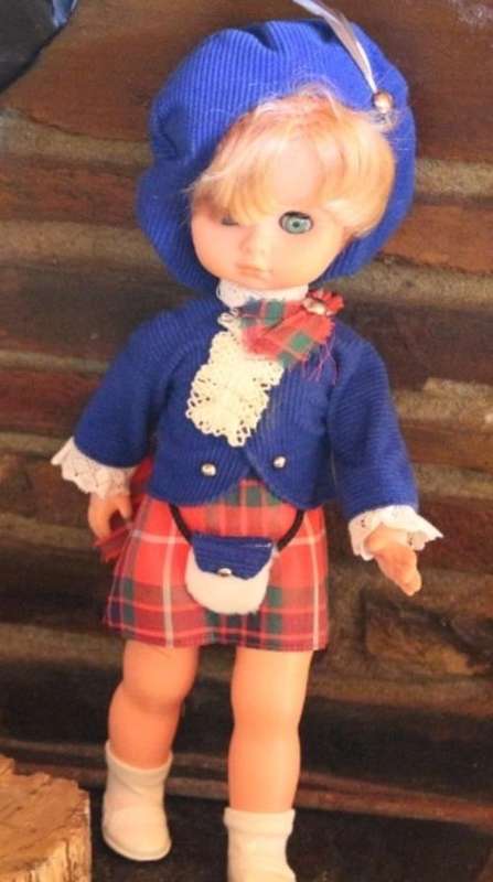 Dressed in Scotland - Scottish Doll from the 70`s