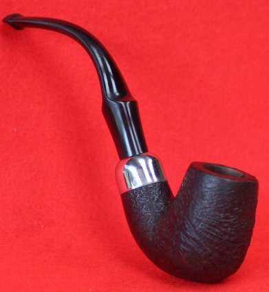 Pipe Peterson Rusticated standard Bent Made in Ireland