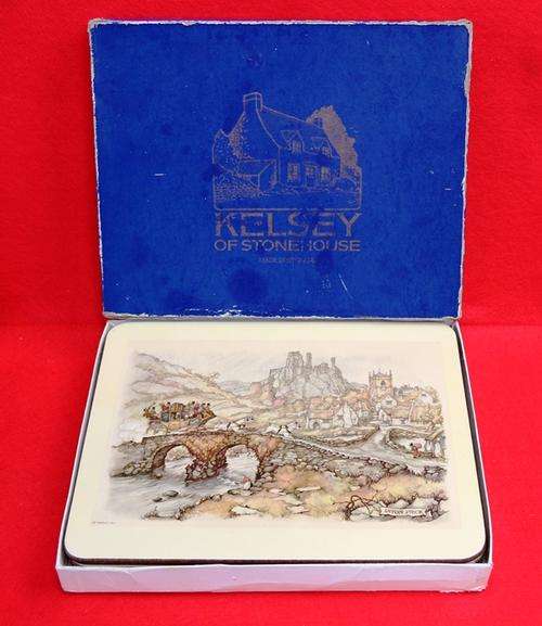 Vintage Kelsey of Stonehouse Anton Pieck 6 Melamine Place Table Mats Boxed