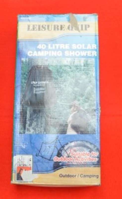 40 Litre Solar camping shower Leisure Quip