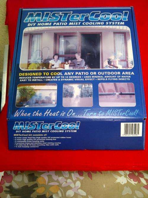 Mist spray Mister Cool DIY Home patio mist cooling system