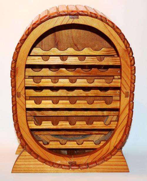 Wooden Mini Bottle Holding Rack