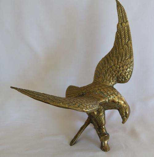 Brass Eagle Statue