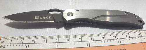 CRKT  folding knive Pocket Knife with side clip and lock Blade