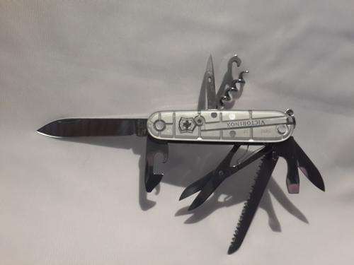 Victorinox Swiss Army knife (Huntsman)Translucent Scales Good Condition