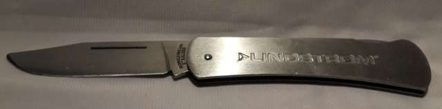 Stainless steel flat  Knife by sheffiel England Lock blade