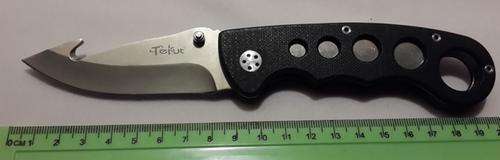 Tekut Leopard-Gut Hook Lock Blade pocket knife Blade 80mm