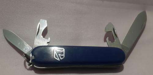 Swiss Army knife Recruit Victorinox   with Blue  Scales and Standard Bank Emblem