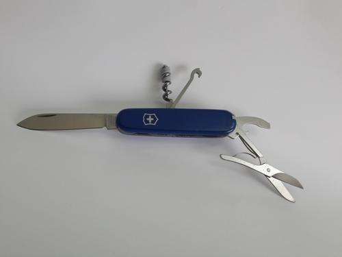 Victorinox Swiss Army knife Compact Blue scales with logo