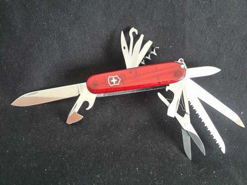 Victorinox - Ranger- Swiss Army Knife Red Translucent Scales