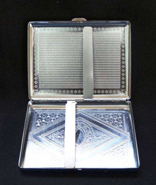 Metal Ornate Cigarette Case