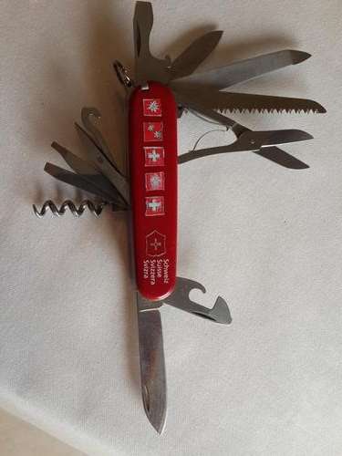 Victorinox - Ranger- Swiss Army Knife Good Condition Grooved Cork screw Collectors Item