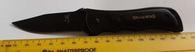 Browning LM 339 folding knive Pocket Knife with side clip and lock Blade