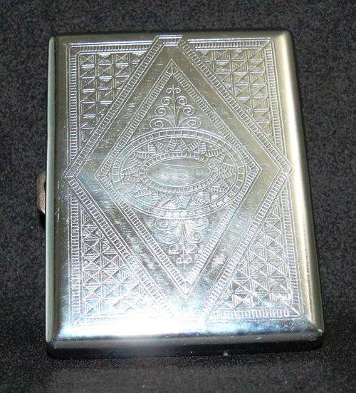 Silver Coloured Cigarette case