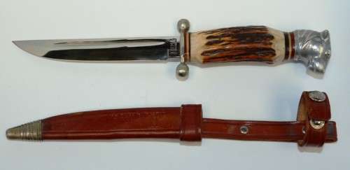 Puma Solingen 1940's Knife + Sheath made in Germany