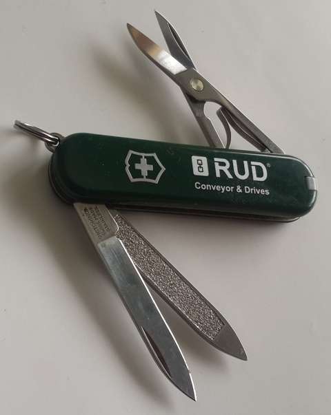 Victorinox Swiss Army Knife - Classic With RUD Logo Green scales