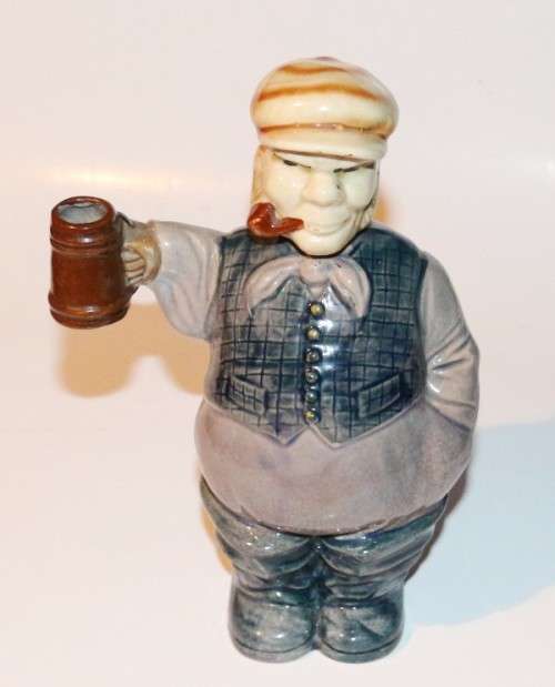 Figural Decanter with pouring spout out of beer mug