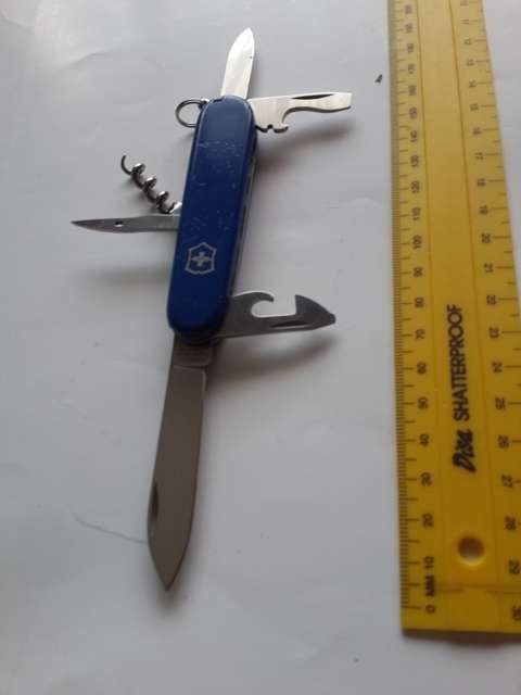 Victorinox Swiss Army Knife - Spartan Blue Scales