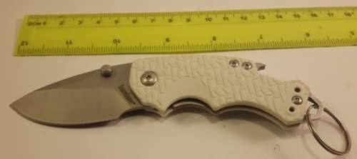Kershaw -8700 Snow  - Lockblade Pocket Knife White Handles