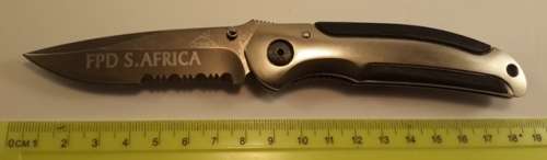 Gerber AR 3.00 Serrated Combo Edge Folding Knife With  FPD Logo on Blade