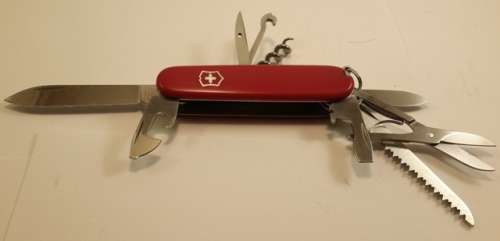 Victorinox - Huntsman with Red Scales Good Condition