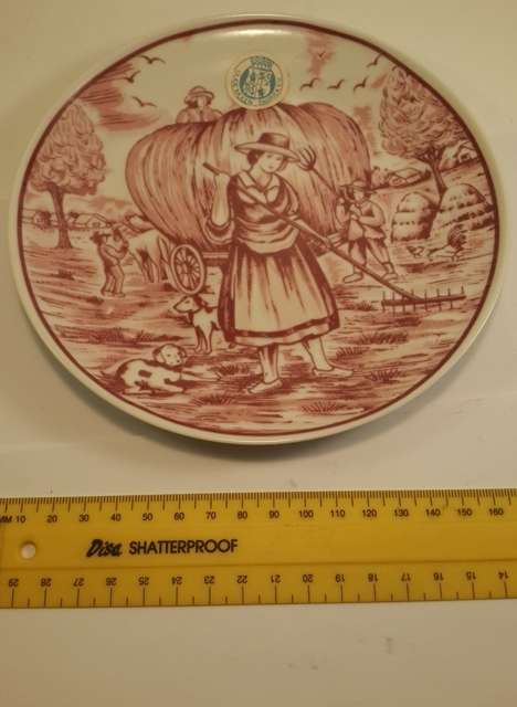 Delft Porcelain Plate Oude Molen Fabriek