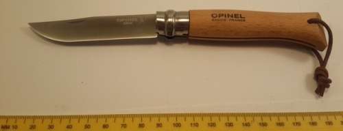Opinel No 8 Pocket Knife Made in France .