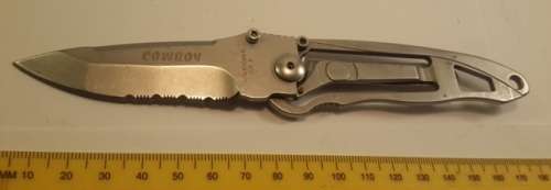 folding knive Pocket Knife with side clip and lock Blade