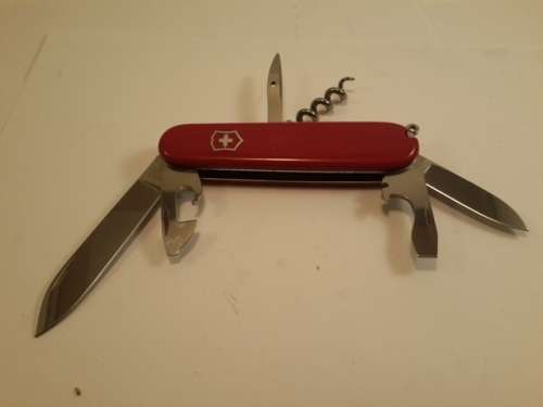 Victorinox Swiss Army Knife - Spartan Red Scales Good Clean Condition