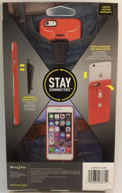Niteize Connect Case for iPhone 6 Plus Colour Red