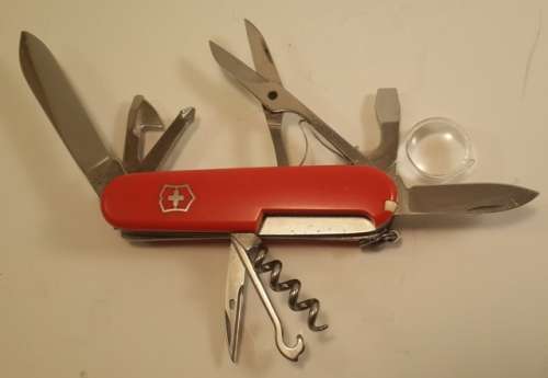 Victorinox - Explorer Swiss Army Knife Orange Hilti Scales