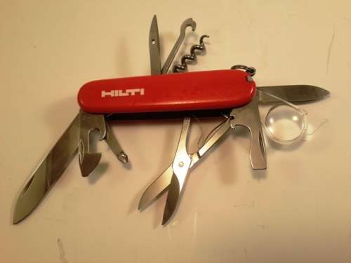 Victorinox - Explorer Swiss Army Knife Orange Hilti Scales