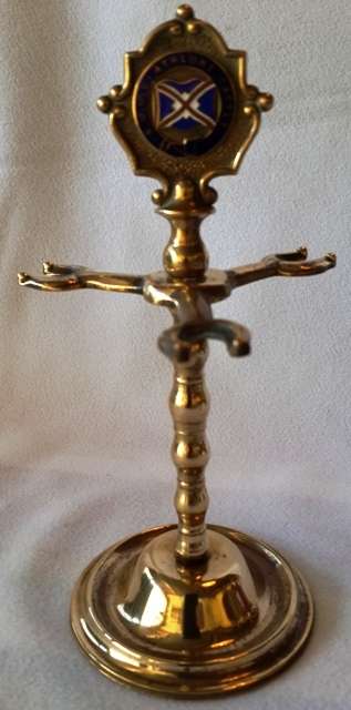 Collectable R.M.M.V. Athlone Castle Brass spoon holder
