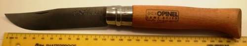 Opinel Made in France .No 12 carbon steel blade