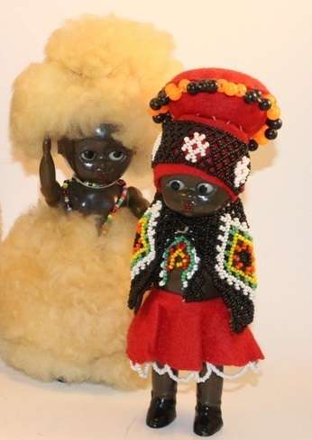 1970`s African Dolls with moving eyes