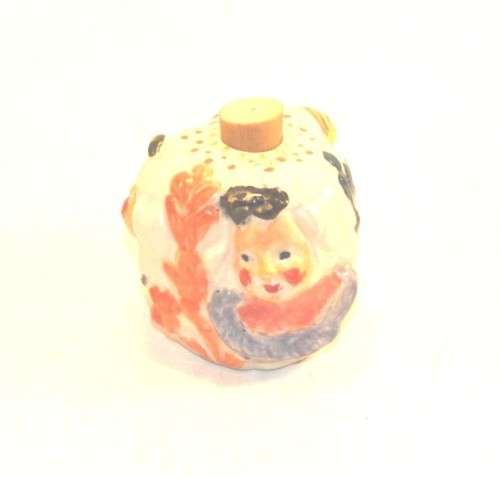 Ceramic Candle holder with faces