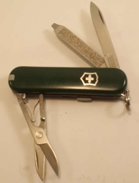Victorinox Swiss Army Knife - Signature Green scales