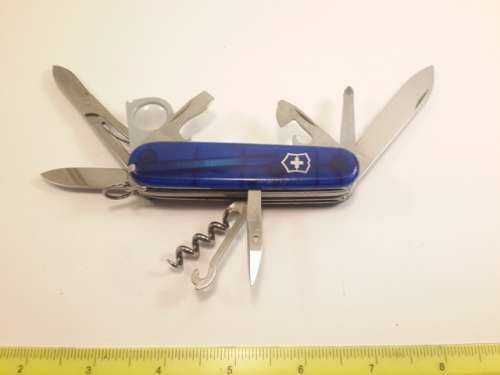 Victorinox - Explorer Swiss Army Knife Blue Translucent Scales