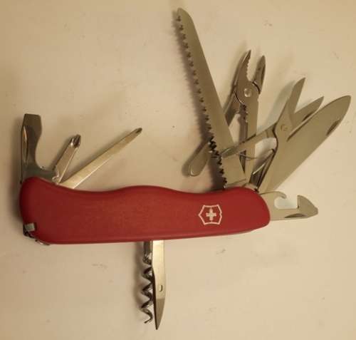 Victorinox - Hercules- Swiss  Knife Red Scales
