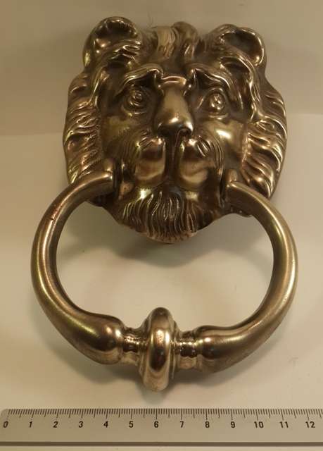 Brass Door Knocker Lion