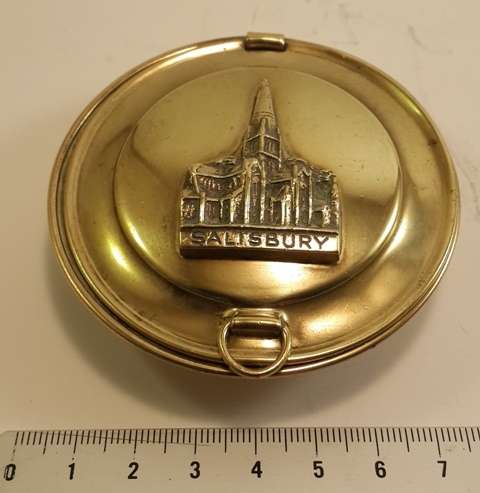 Brass Trinket box Salisbury UK Made in UK by peerage