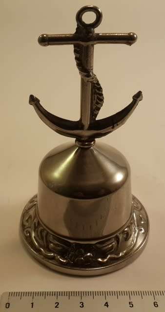 Small Dinner Bell Made in England  Hight 10.6 cm bottom 6.3cm