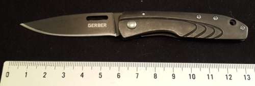 GERBER Small folding Pocket Knife with Frame Blade Lock Bear