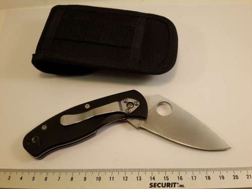 Spyderco Tenacious Folding Knife 3.38" 8Cr13MoV Stainless Steel Blade G-10 Handle Black