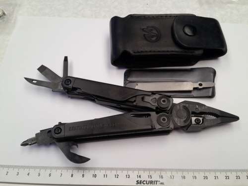 Leatherman Surge Black with  Leather Pouch. and  diamond file