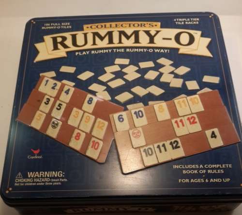 The Rummy-o Collectors  Game in Tin Box