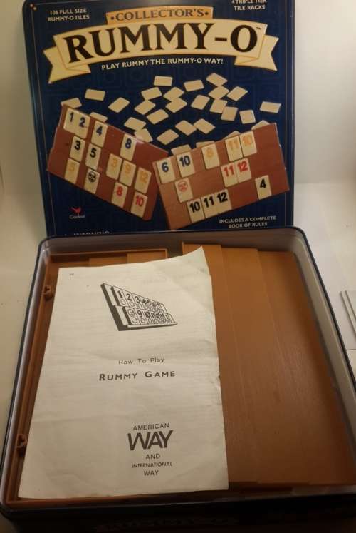 The Rummy-o Collectors  Game in Tin Box