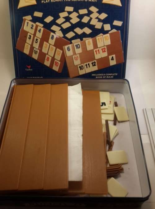 The Rummy-o Collectors  Game in Tin Box